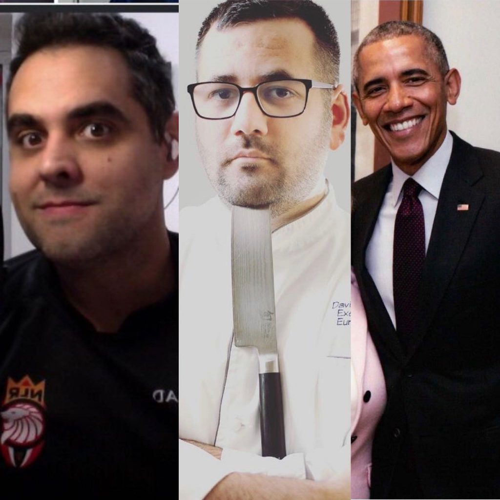 Chef David Martins já cozinhou pra Barack Obama